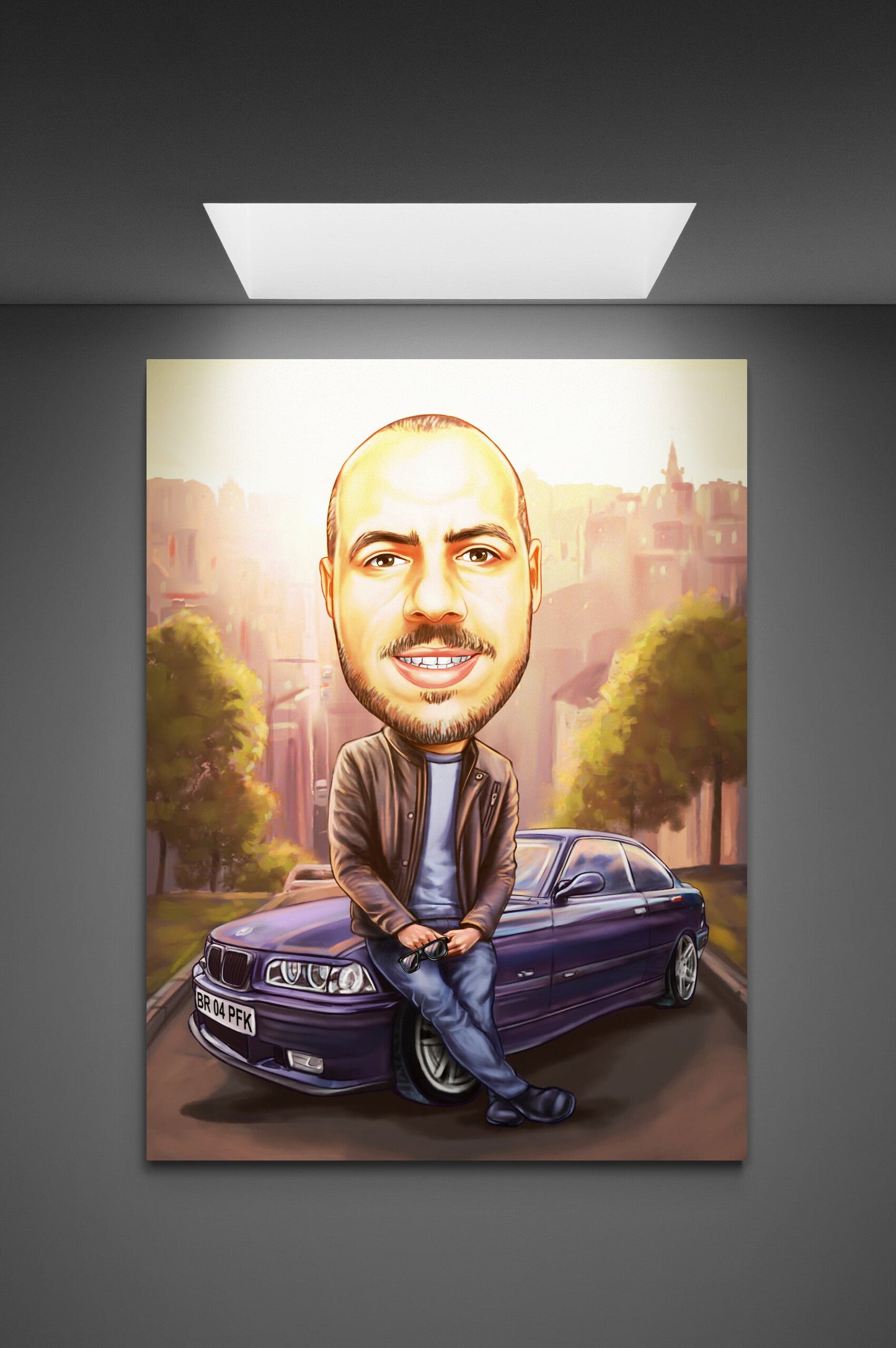 Caricatura old BMW