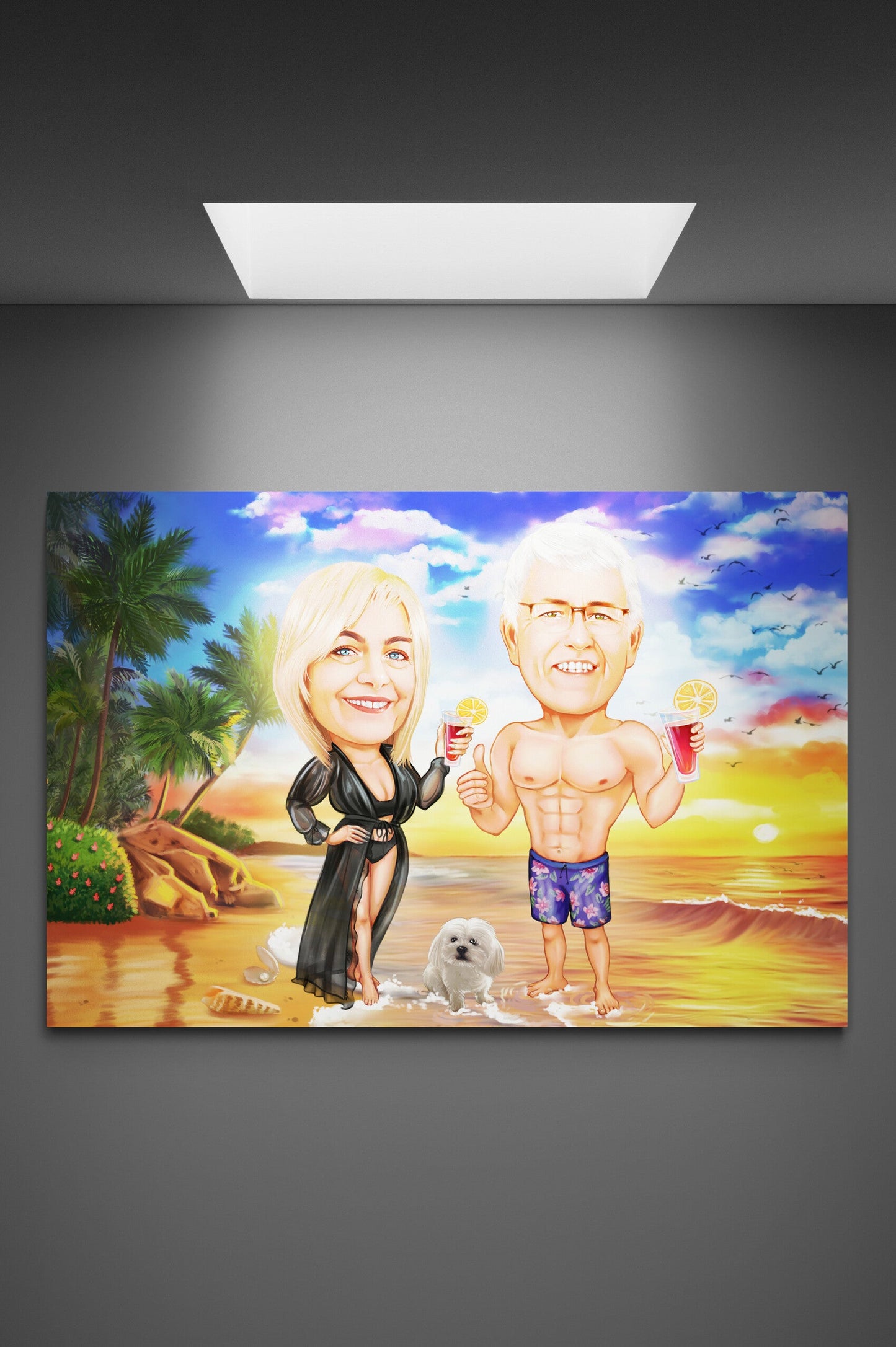 Caricatura de cuplu old but sexy