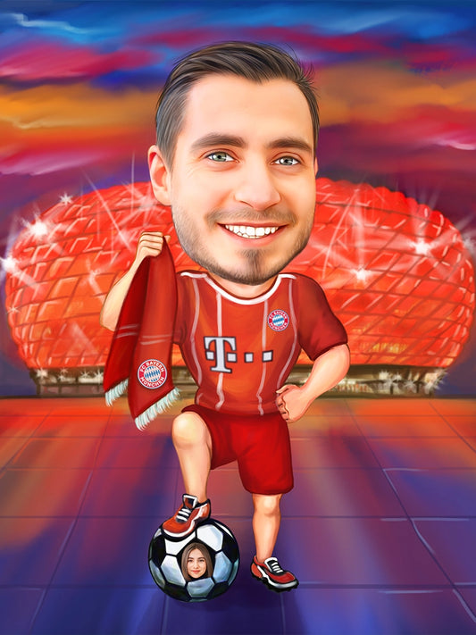 Caricatura FC Bayern Munchen