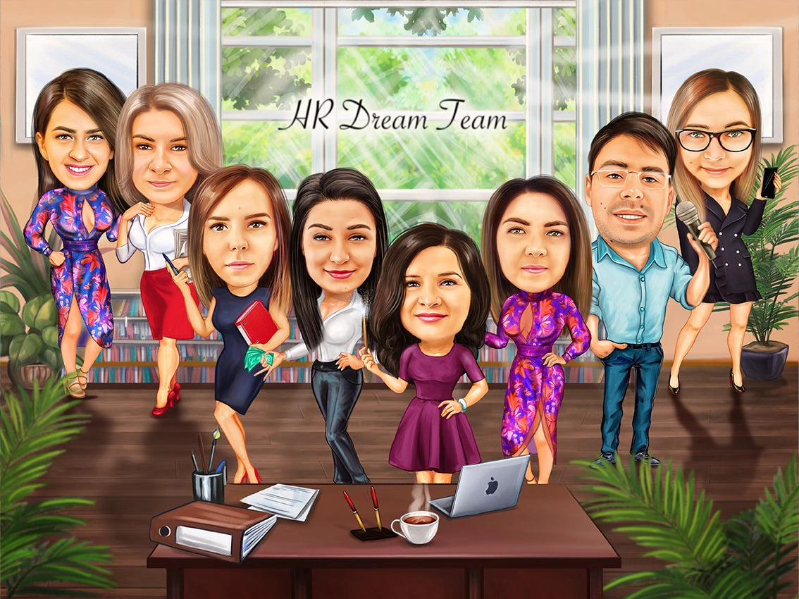 Caricatura Dream Team