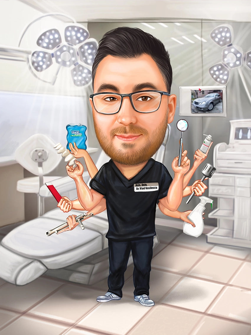 Caricatura Dentist