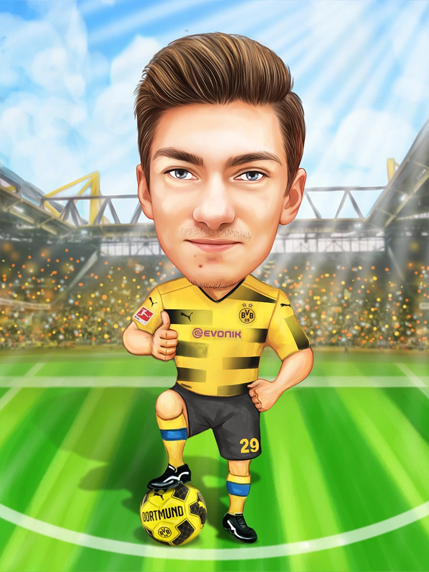 Caricatura Borussia Dortmund
