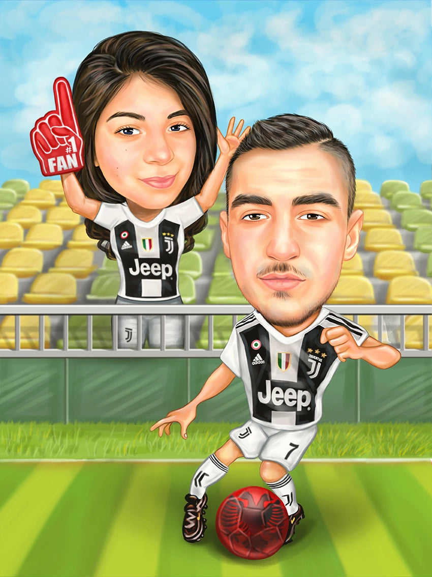 Caricatura Juventus