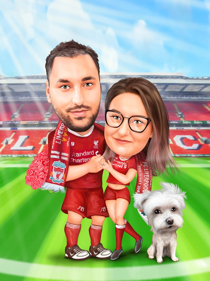 Caricatura FC Liverpool