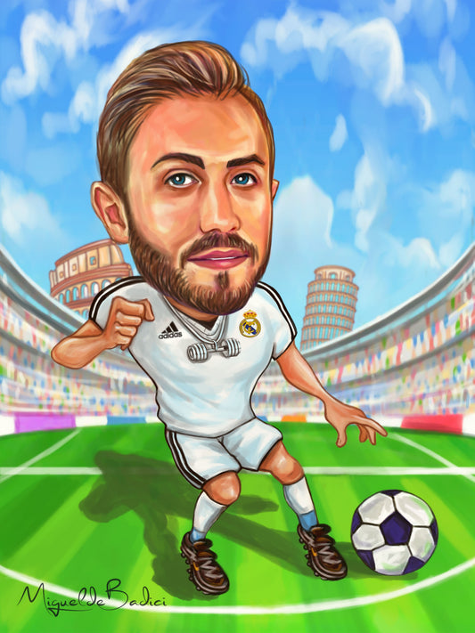 Caricatura stadion in Italia